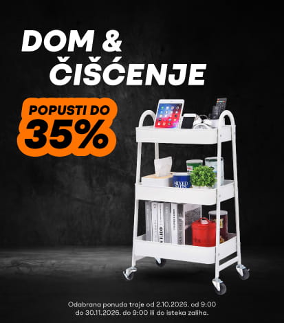 Dom i čišćenje, popusti do 35%