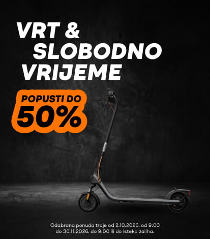 Vrt i slobodno vrijeme, popusti do 50%